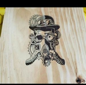 Handmade Steampunk themed wall hanging 🌻